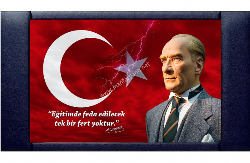 Makam Odası Atatürk Resmi 100x160 cm