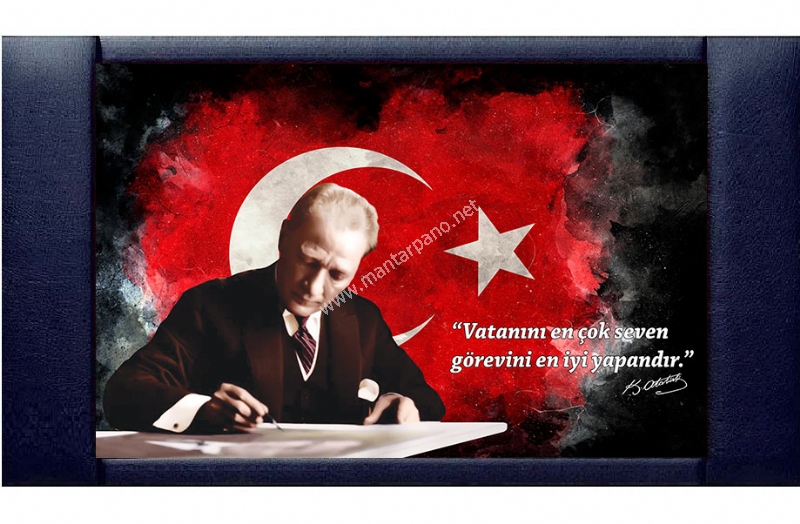Makam Arkalığı Atatürk Portreli 85x140 cm