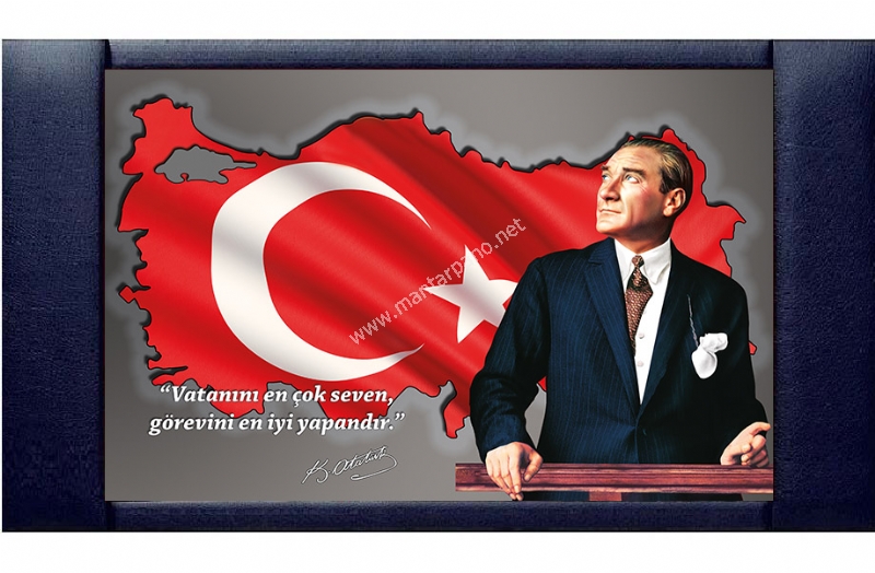 Atatürk Resimli makam panoları imalatı ve fiyatı 85x140 cm